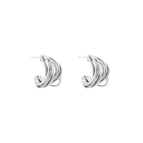 Bijoutheek Oorknoppen Hoop Lines