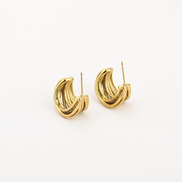 Bijoutheek Oorknoppen Hoop Lines