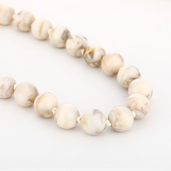 Bijoutheek Collier Kralen Gemeleerd Groot
