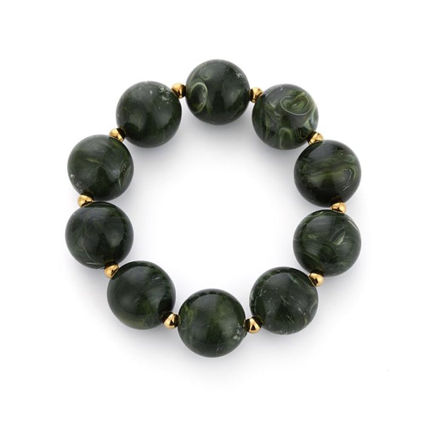 Bijoutheek Armband (Sieraad) Elastisch Kralen Gemeleerd Groot