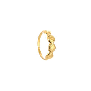 Kopen goudkleurig Bijoutheek Ring (Sieraad) Schelpen