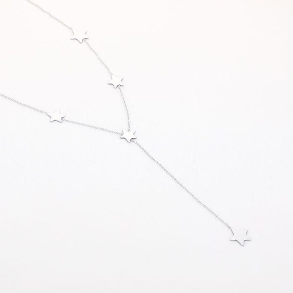 Bijoutheek Collier Y-Vorm Sterren