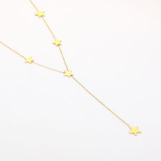 Bijoutheek Collier Y-Vorm Sterren