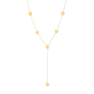 Bijoutheek Collier Y-Vorm Sterren