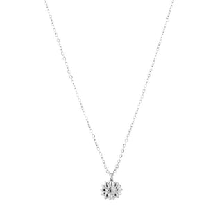 Kopen zilver Bijoutheek Collier Zonnebloem