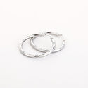 Bijoutheek Oorringen Hoop Strass Zirkonia