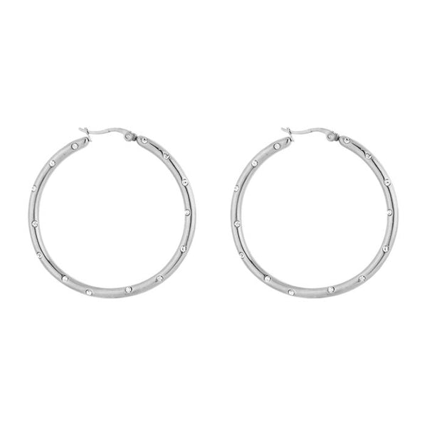 Bijoutheek Oorringen Hoop Strass Zirkonia