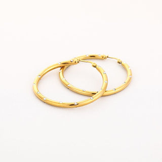 Bijoutheek Oorringen Hoop Strass Zirkonia