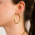 Bijoutheek Oorringen Hoop Strass Zirkonia