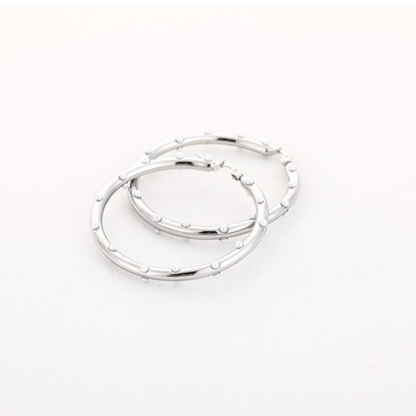Bijoutheek Oorringen Hoop Parel Studs