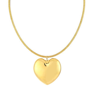 Bijoutheek Collier Magneet Bedel Hart Grof