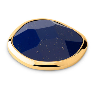 Kaufen blau Melano kosmisch geformter facettierter Edelstein (35 mm)