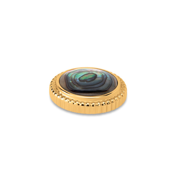 Von Melano Kosmic gefertigter Scheibenstein (45 mm)