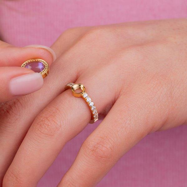 Melano Vivid Vivé CZ Ring (52-60mm)