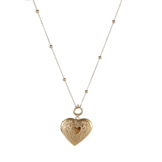 Kopen goud Day&Eve by Go Dutch Label Collier Hart Medaillon