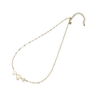 Kopen goud Go Dutch Label Collier Heart Wave