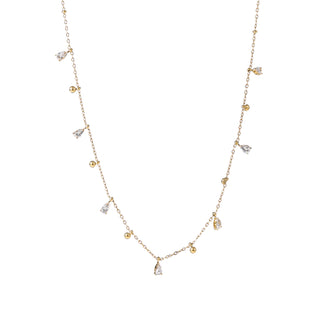 Go Dutch Label Collier Drop Stones Necklace - 42 + 6 cm