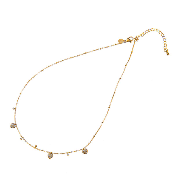 Go Dutch Label Collier Sparkly Hearts