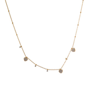 Go Dutch Label Collier Sparkly Hearts