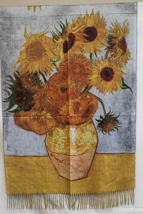 Bijoutheek Sjaal (Fashion) Zonnebloemen Van Gogh