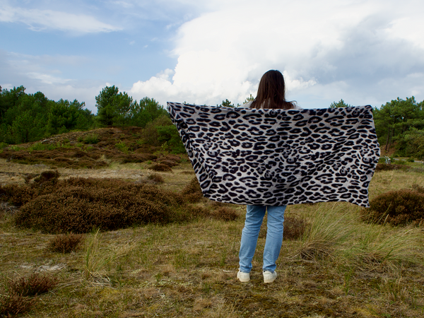 Bijoutheek Sjaal (Fashion) Panter patroon (180cm x 90cm)