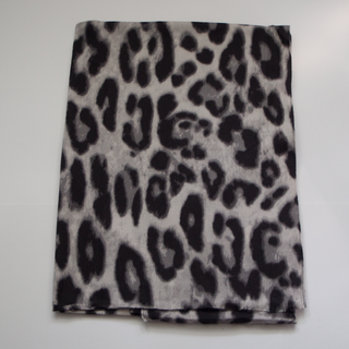 Kopen grijs Bijoutheek Sjaal (Fashion) Panter patroon (180cm x 90cm)