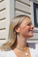 Solid Gold Edelsteen Tussenstuk Ketting - Amazoniet