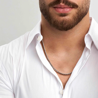 Coeur de Lion Geocube Necklace Iconic Nature necklace blue/white