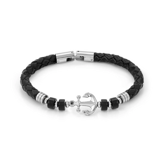 Nomination Atlante bracelet, synthetic leather, Anchor