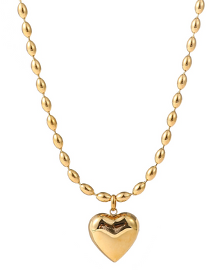 Go Dutch Label Collier Hollow Heart