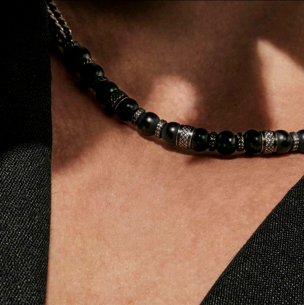 Coeur de Lion Geocube Necklace Iconic Nature necklace blue/white
