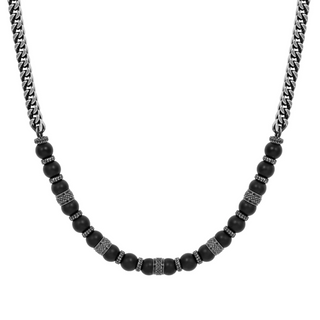 Koop blue Coeur de Lion Geocube Necklace Iconic Nature necklace blue/white