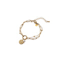 Go Dutch Label Armband (Sieraad) Kinderen - Smalle Pols - Smiley Pendant Ring