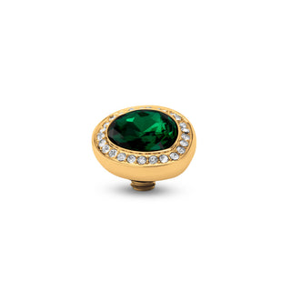 Kopen majestic-green Melano Twisted Droplet CZ Steentje (12,5MM)