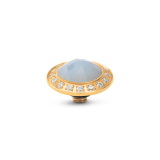 Kopen soft-blue Melano Twisted Glimmer Steentje (10mm)