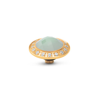 Kopen soft-green Melano Twisted Glimmer Steentje (10mm)