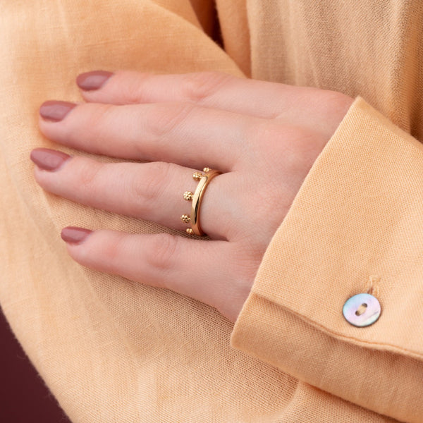 Melano Friends Unite Flora Ring Goldplated (52-60MM)
