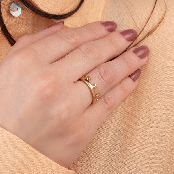 Melano Friends Unite Reina Ring Goldplated (52-60MM)