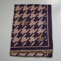 Bijoutheek Sjaal (Fashion) Pied-de-poule patroon (190 x 70cm)