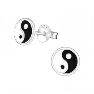 Bijoutheek Ear studs yin yang