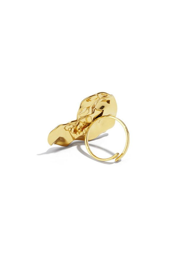 Bijoutheek Ring (Sieraad) Statement Hart Golvend