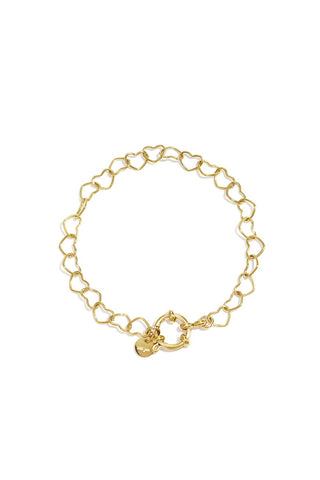 Bijoutheek Armband (Sieraad) Q Slot Hart Schakels