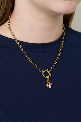 Bijoutheek Collier Q Slot Schakels Dik