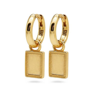Karma Oorhangers Vintage Rechthoek