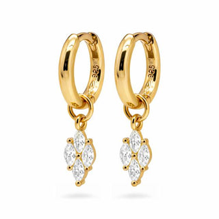 Karma Oorhangers Ruit Zirkonias Crystal