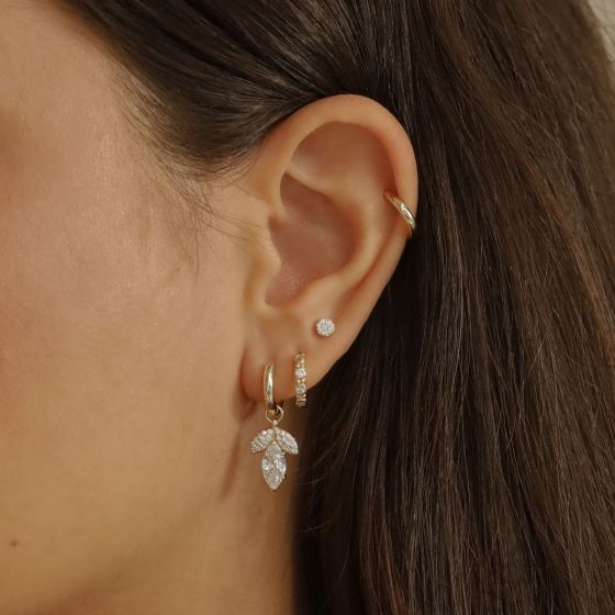 Karma Oorringen Hinged Hoops Carys Beaded