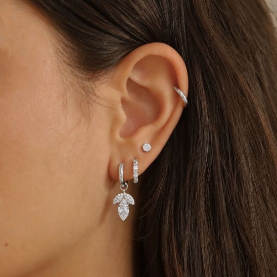 Karma Oorringen Hinged Hoops Carys Beaded