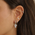 Karma Oorringen Hinged Hoops Carys Beaded