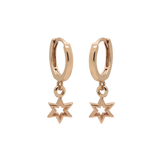 Karma hinged hoops symbool symbols 6 point open star