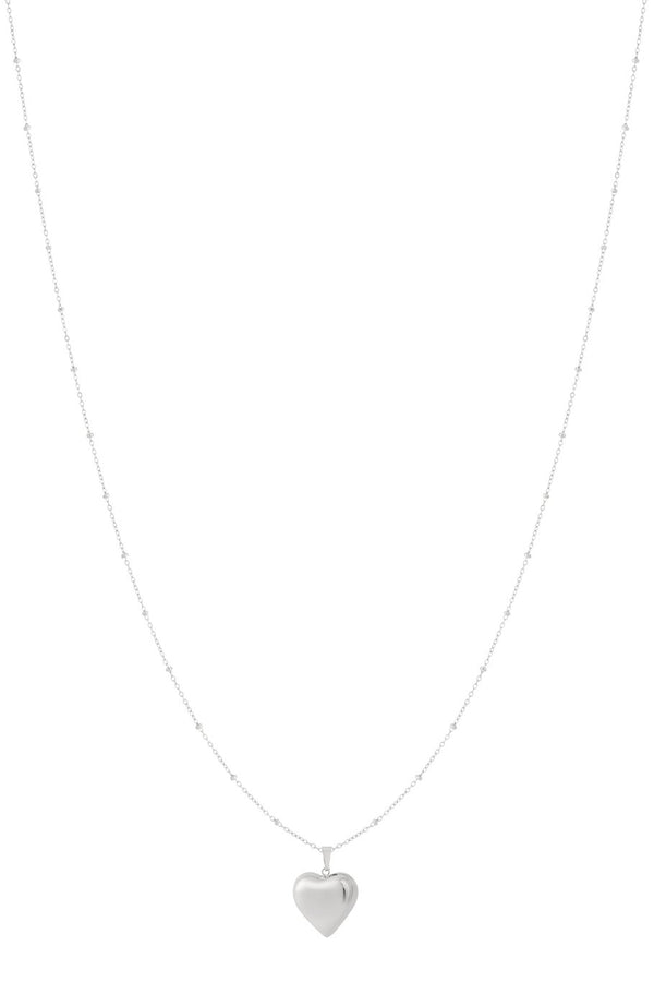 Bijoutheek Collier Lang Bol Hart